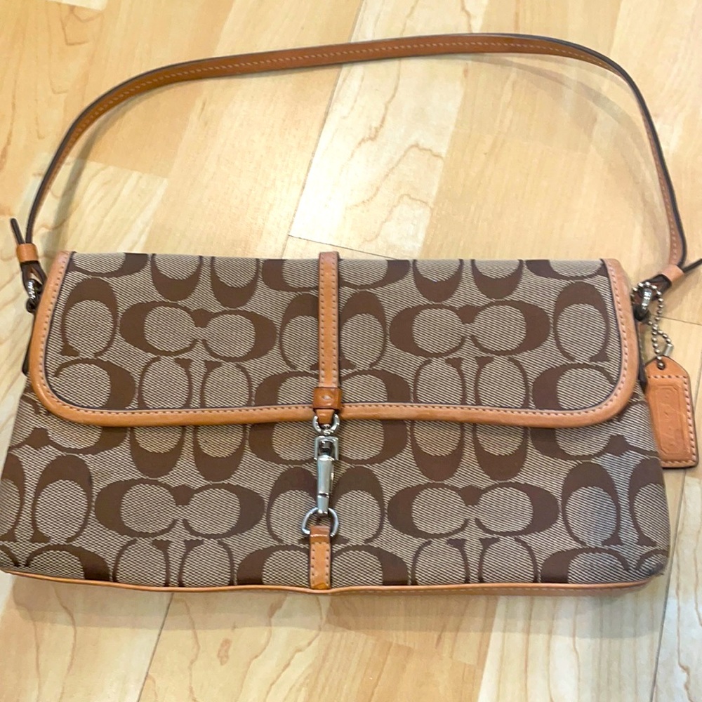 Tan Coach Hangbag
